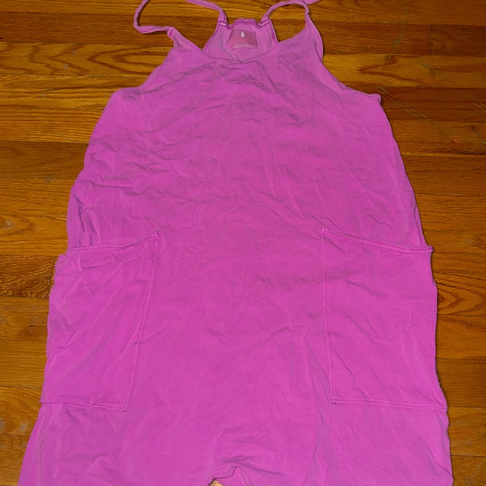 FP Movement by Free People Vibrant Pink Romper